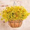 72 Bundles Bulk Artificial Flowers for Outdoors - UV Resistant & No-Fade Yellow Fake Flowers for Garden, Porch & Window Box - 13" Large Silk Floral Stems for Spring & Summer Home Décor